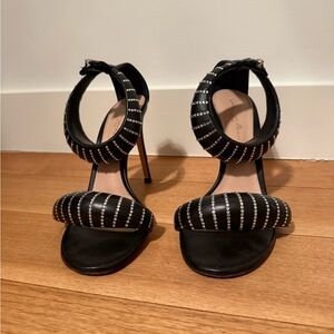 Elegant Black Strappy Heels